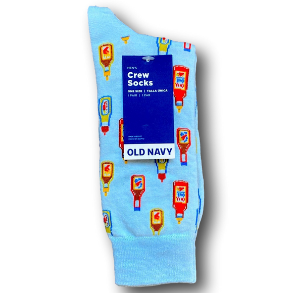 Old Navy Other - 3/$18 Hot Sauce Bottles Funny Novelty Crew Socks - NWT